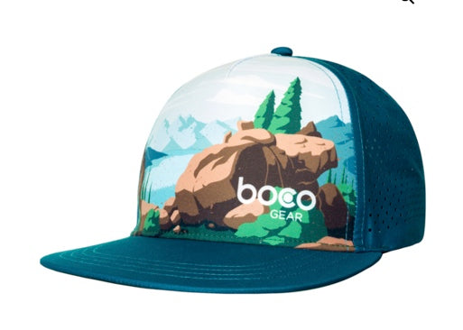 BOCO Gear - Running Trucker – Flat Bill – Retro Park Poster