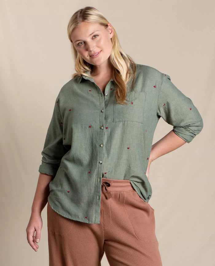 Toad & Co. - Eddy Boyfriend Long Sleeve Shirt