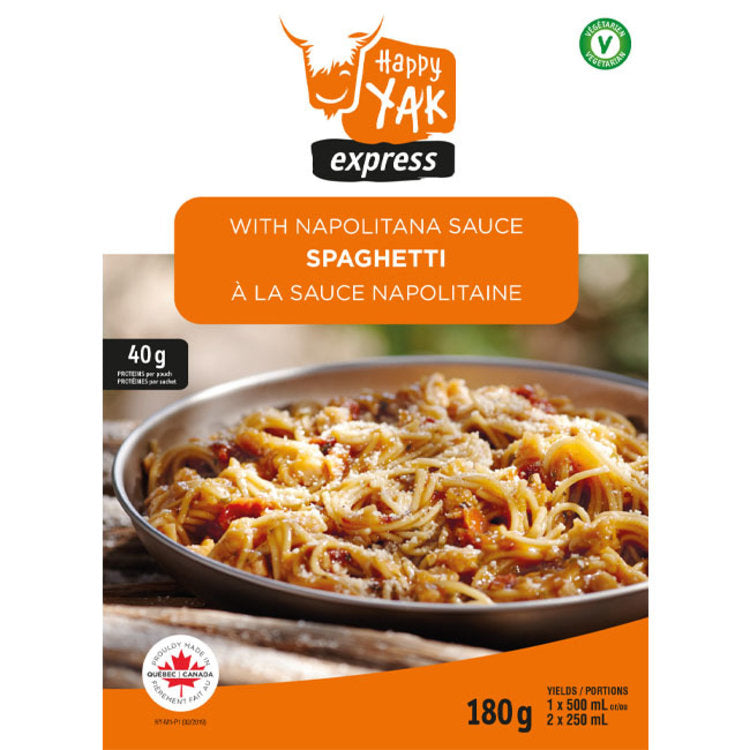 Happy Yak - Spaghetti with Neapolitan Sauce