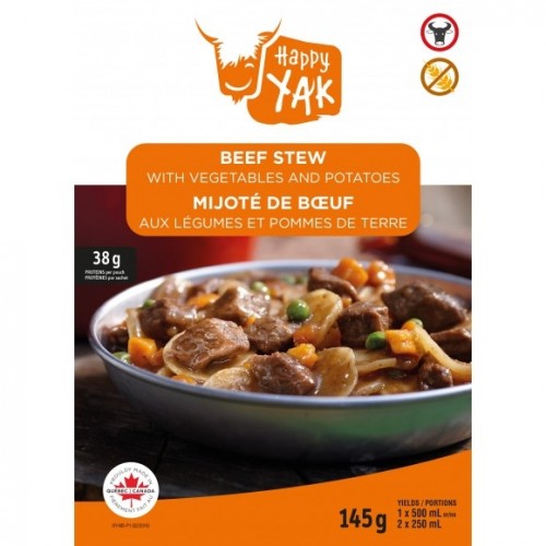 Happy Yak - Beef Stew with Vegetables and Potatoes