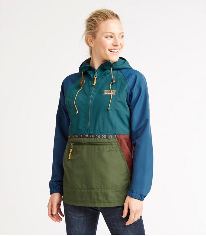 L.L. Bean - Women's Mountain Classic Anorak, Multi-Color