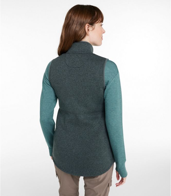 L.L. Bean -  Bean's Sweater Fleece Long Vest Women's Regular