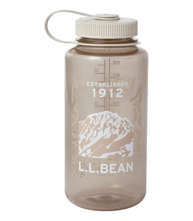 L.L. Bean - Nalgene Sustain Wide Mouth Water Bottle with L.L.Bean Print, 32 oz.