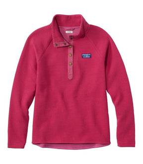 L.L. Bean -  Lakewashed Double-Knit 1/4 Snap Women's Regular