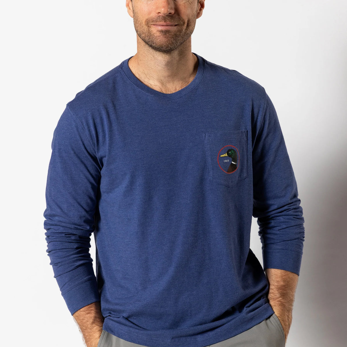 Duck Head - Logo Long Sleeve T-Shirt