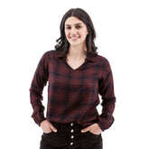 Aventura - Eve Plaid Popover Top