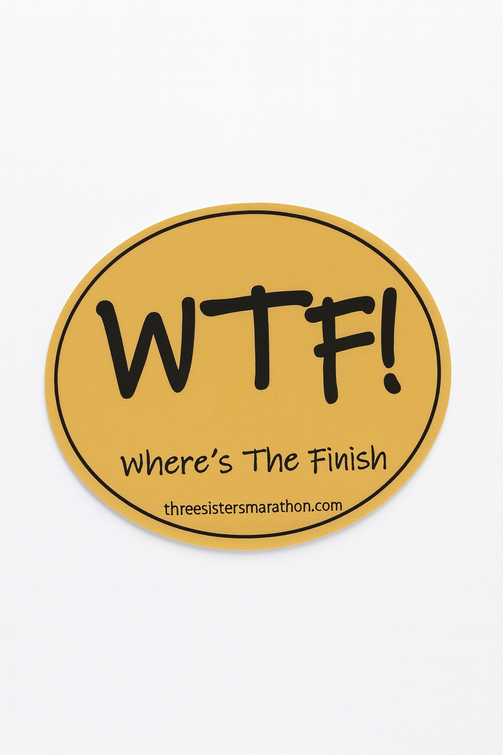 Official 2025 Three Sisters Marathon Sticker Collection