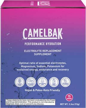 CamelBak - Performance Hydration Sustain Electrolyte Tear Sticks, 15 Pack
