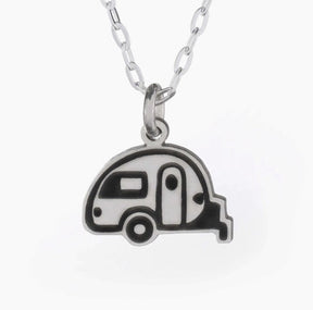 The Bearded Jeweler - Camper Tiny Necklace | Hand crafted sterling silver