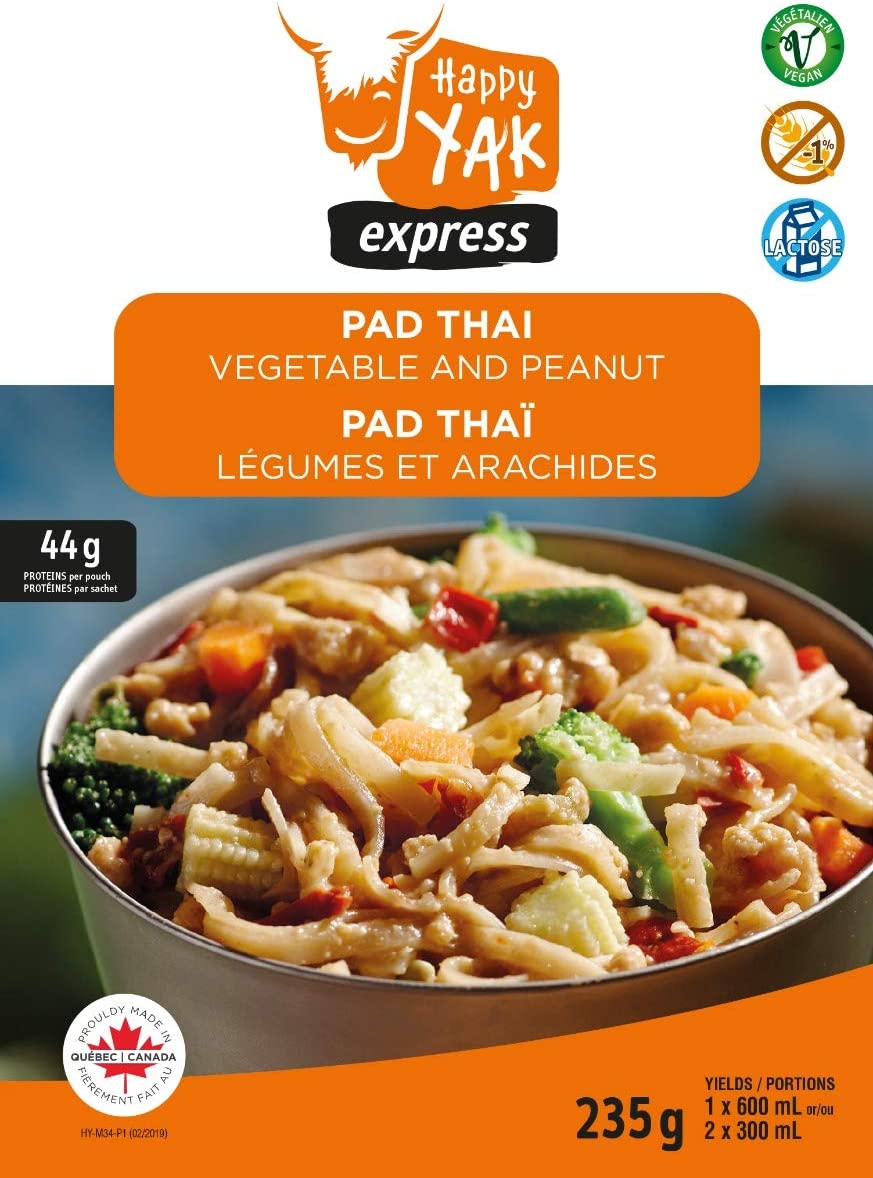 Happy Yak - Vegetable and Peanut Pad Thai
