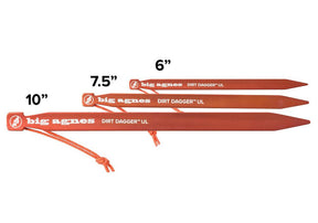 Big Agnes - Dirt Dagger™ UL Tent Stakes: Pack of 6 - 7.5"