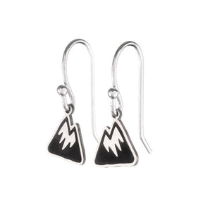 The Bearded Jeweler - Mountain Dangle Earrings | Hand crafted sterling silver