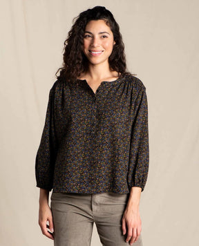 Toad & Co - Manzana Long Sleeve Peasant Top