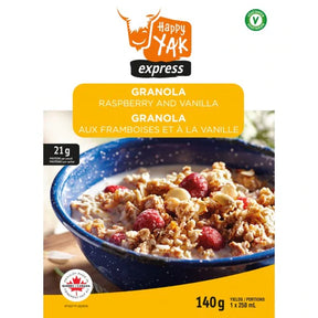 Happy Yak - Raspberry and Vanilla Granola