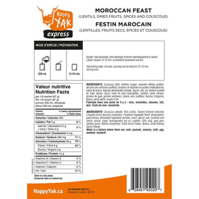 Happy Yak - Moroccan Feast