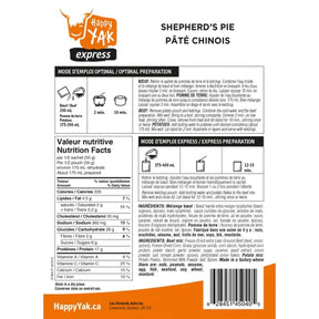 Happy Yak - Beef Shepard's Pie